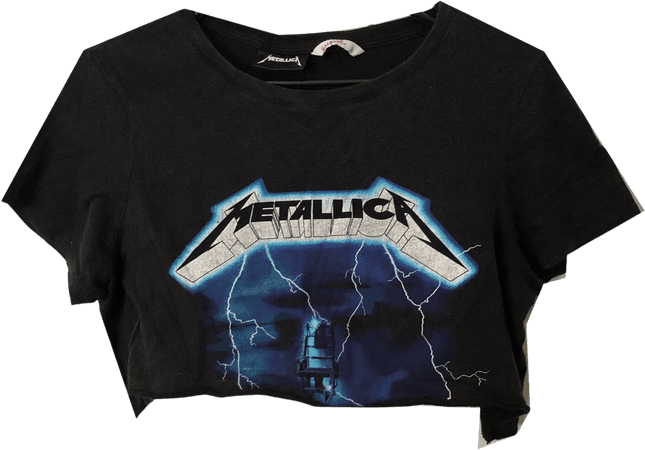 Metallica Cropped Tee