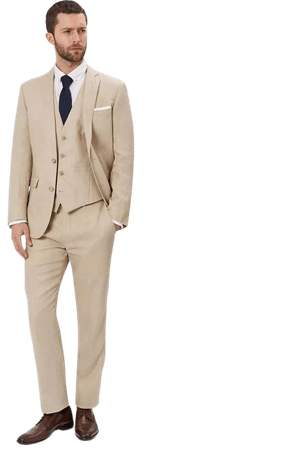 Beige Men Suits Wedding Groom Tuxedo Slim Fit Bridegroom Suits Jacket+Pants+Vest Best Man Prom Party Wear Blazer From Chnwedding, $102.57 | DHgate.Com