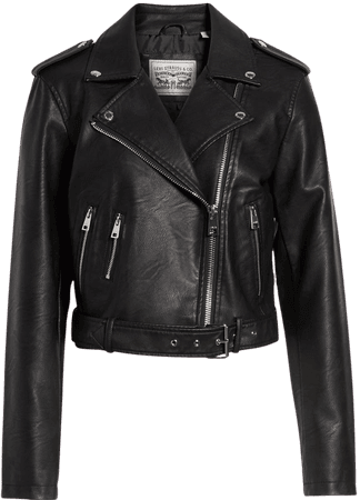 Levi's® Faux Leather Fashion Belted Moto Jacket | Nordstrom