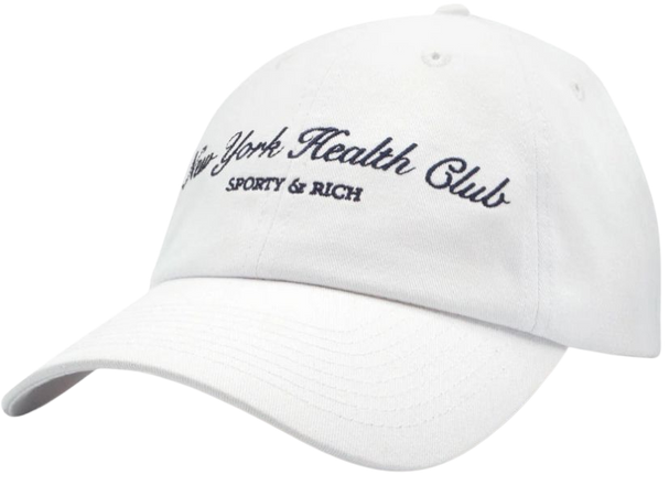 Sporty & Rich NY Health Club Embroidered Hat - Farfetch
