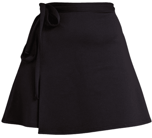 Black Wrap Scuba Mini Skirt | Skirts | PrettyLittleThing USA