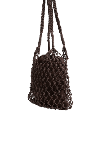 Braided bucket bag - Women | Mango USA