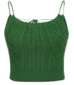 Green Halter Knit Top – Micas