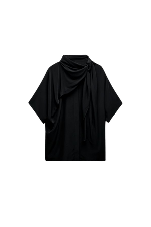 TIE BLOUSE LIMITED EDITION - Black | ZARA United States