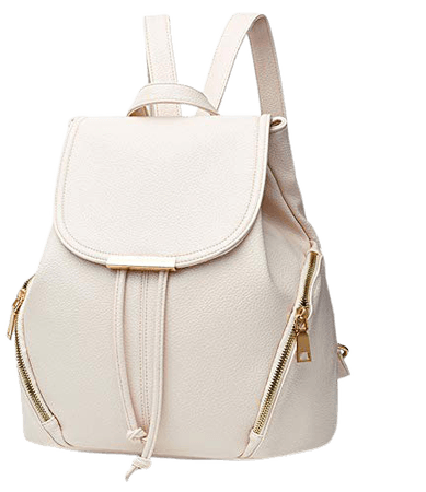 Amazon.com: Z-joyee Casual Purse Fashion School Leather Backpack Shoulder Bag Mini Backpack for Women & Girls,White2: Shoes
