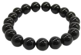 Black Stone Bracelet - Q MENSWEAR
