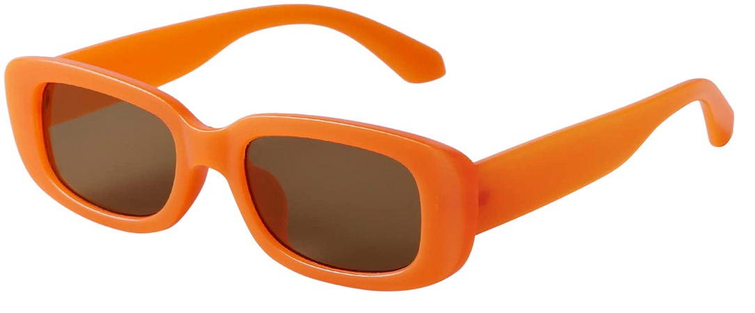 Amazon.com: ADE WU Rectangle Sunglasses for Women Men Retro 90s Sunglasses Trendy Black Tortoise Shell Glasses Y2K Orange : Clothing, Shoes & Jewelry