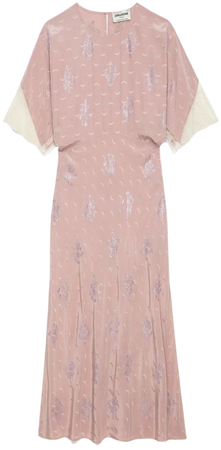 Rey Silk Jacquard Dress dress pink women | Zadig&Voltaire