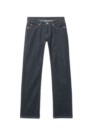 Arrow Low Straight Jeans - Blue Rinse - Weekday WW