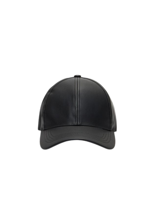 Faux leather cap - Women's See all | Stradivarius United States