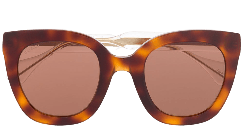 Gucci Eyewear Cat eye-solglasögon i oversize-modell - Farfetch
