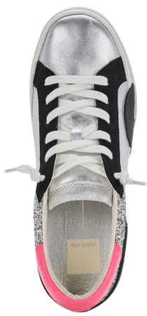 ZINA SNEAKERS IN DK SILVER LEATHER – Dolce Vita