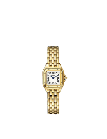 CARTIER - CRWGPN0016 Panthère de Cartier mini 18ct yellow-gold quartz watch | Selfridges.com