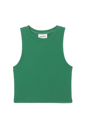 Easy Cropped Tank Top - Green - Weekday WW