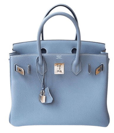 Hermes Light blue bag