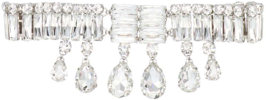 area 'Baguette Drop' choker necklace available on www.julian-fashion.com - 237053 - US
