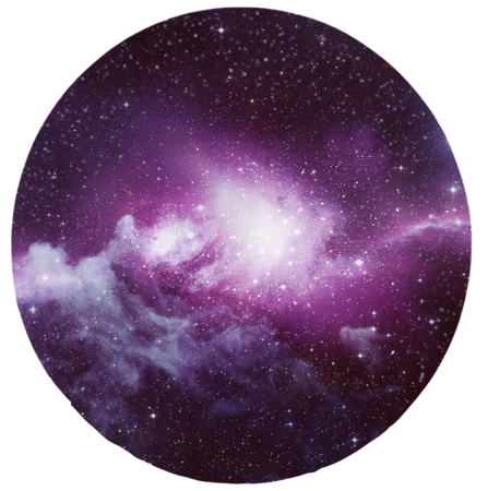 Galaxy Pink Violet Blue White Star Stars Circle Tumblr - Purple And Blue Galaxy Background, Transparent Png Download For Free #1171566 - Trzcacak