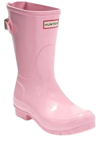 Light Pink Hunter Boots