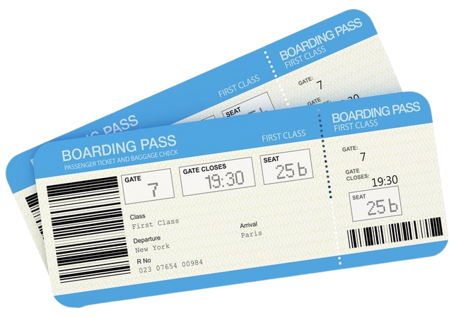 airport tickets