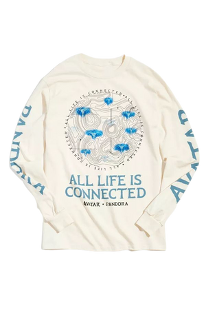 Avatar 2 All Life Is Connected Long Sleeve Tee | Urban Outfitters