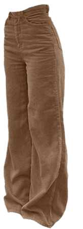 brown corduroy pants png