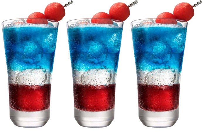 Red White And Blue Drink