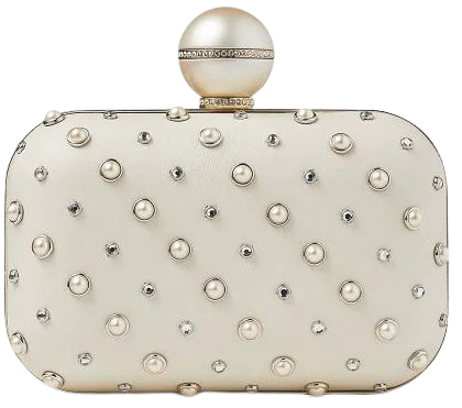 Jimmy Choo Cloud pearl-embellished Clutch Bag - Farfetch