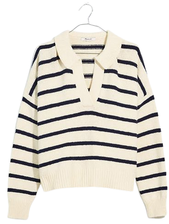 Dedham Polo Sweater in Stripe