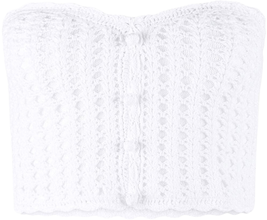 RtA Malu Crochet Crop Top - Farfetch