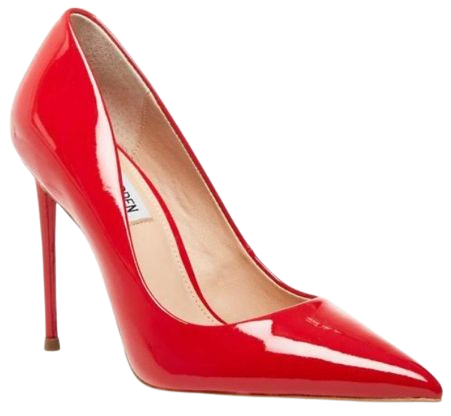 Red Patent Pumps