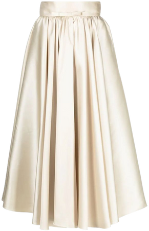 Blanca Vita bow-detail Midi Skirt - Farfetch
