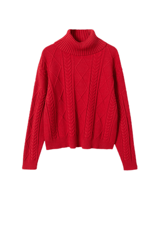 Herringbone knit sweater - Women | Mango USA