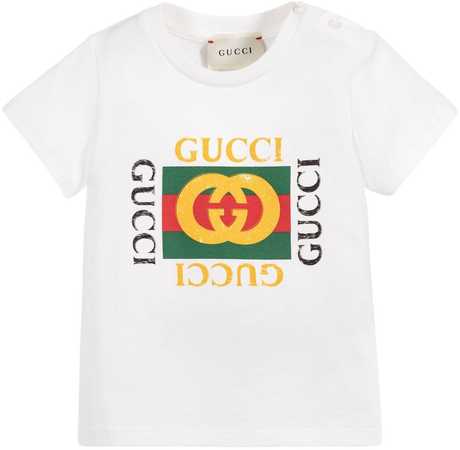 Gucci White Logo T-shirt