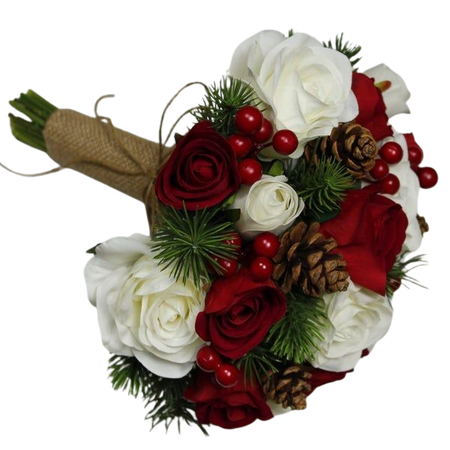 Christmas wedding bouquet
