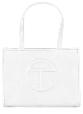 White Mini Telfar Bag