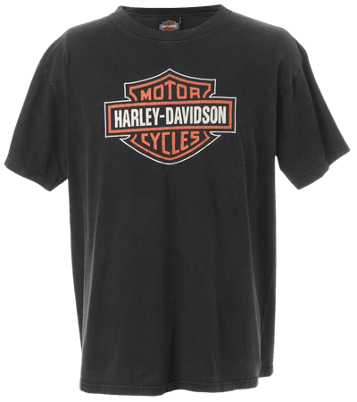 Unisex Harley Davidson Harley Davidson Sports T-shirt Black, XL | Beyond Retro - E00464978