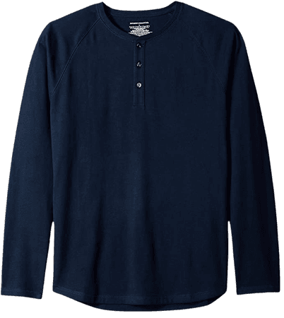 Amazon.com: Amazon Essentials Men's Regular-Fit Long-Sleeve Henley Shirt : Clothing, Shoes & Jewelry