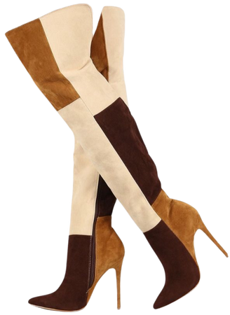 white camel knee boots shoes