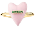Heart Enamel Ring Pink | Mejuri