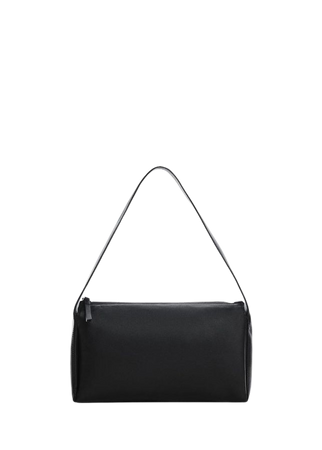 Leather shoulder bag - Women | Mango USA