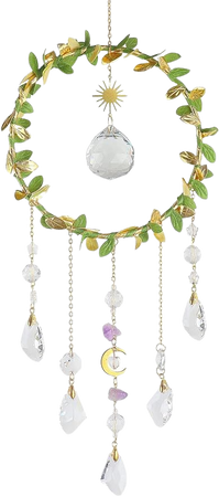 Amazon.com: Crystal Sun Catcher Hanging Good Luck Charms Suncatcher Room Decor Prism Rainbow Maker for Windows Home Office, Blessed Gift Ideas for Chrismas Thanksgiving Birthday : Patio, Lawn & Garden
