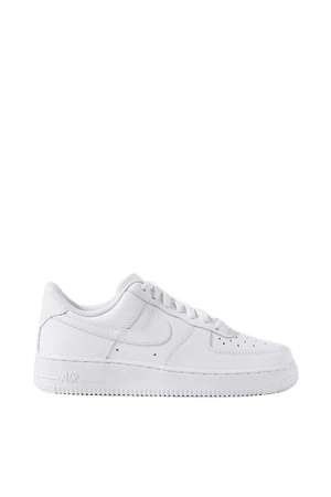 Air Force 1 Leather Sneakers - White