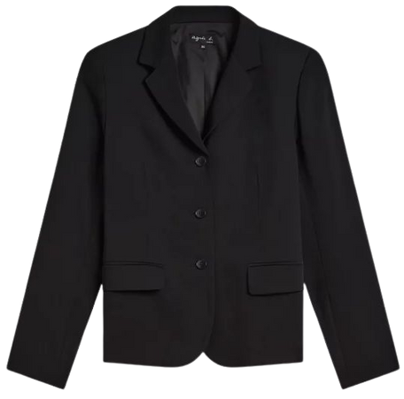 black Louisa jacket | agnès b.