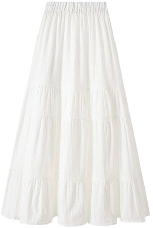 tiered maxi skirt colorbox