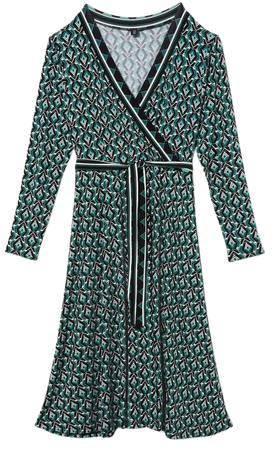 Plus Size Self Belted Viscose Blend Jersey Midi Dress | Karen Millen