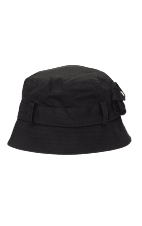 Black Pocket Detail Bucket Hat | PrettyLittleThing USA