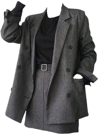 grey overcoat png