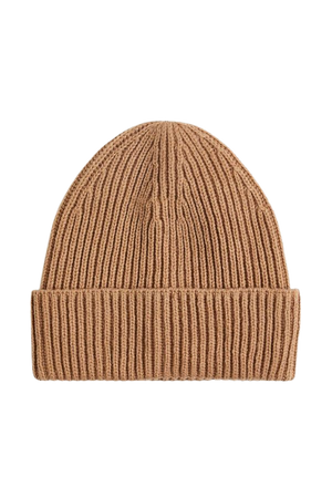 Rib-knit Hat - Dark beige - Ladies | H&M US