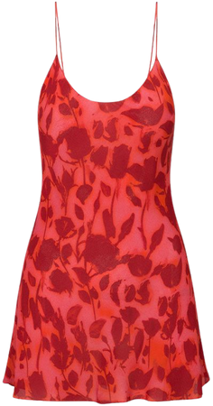 Luz Havana | Red floral print mini dress | Réalisation