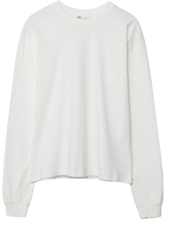 Long-sleeved cotton T-shirt - Women's See all | Stradivarius United States